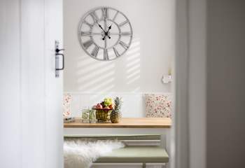 From the dining-room through to the breakfast kitchen, the styling is so tasteful.
