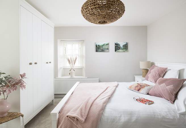 One of the two lovely bedrooms at Clova Cottage.