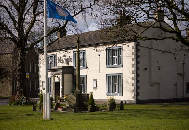 The nearby Maypole Inn is well named and serves good Yorkshire food.