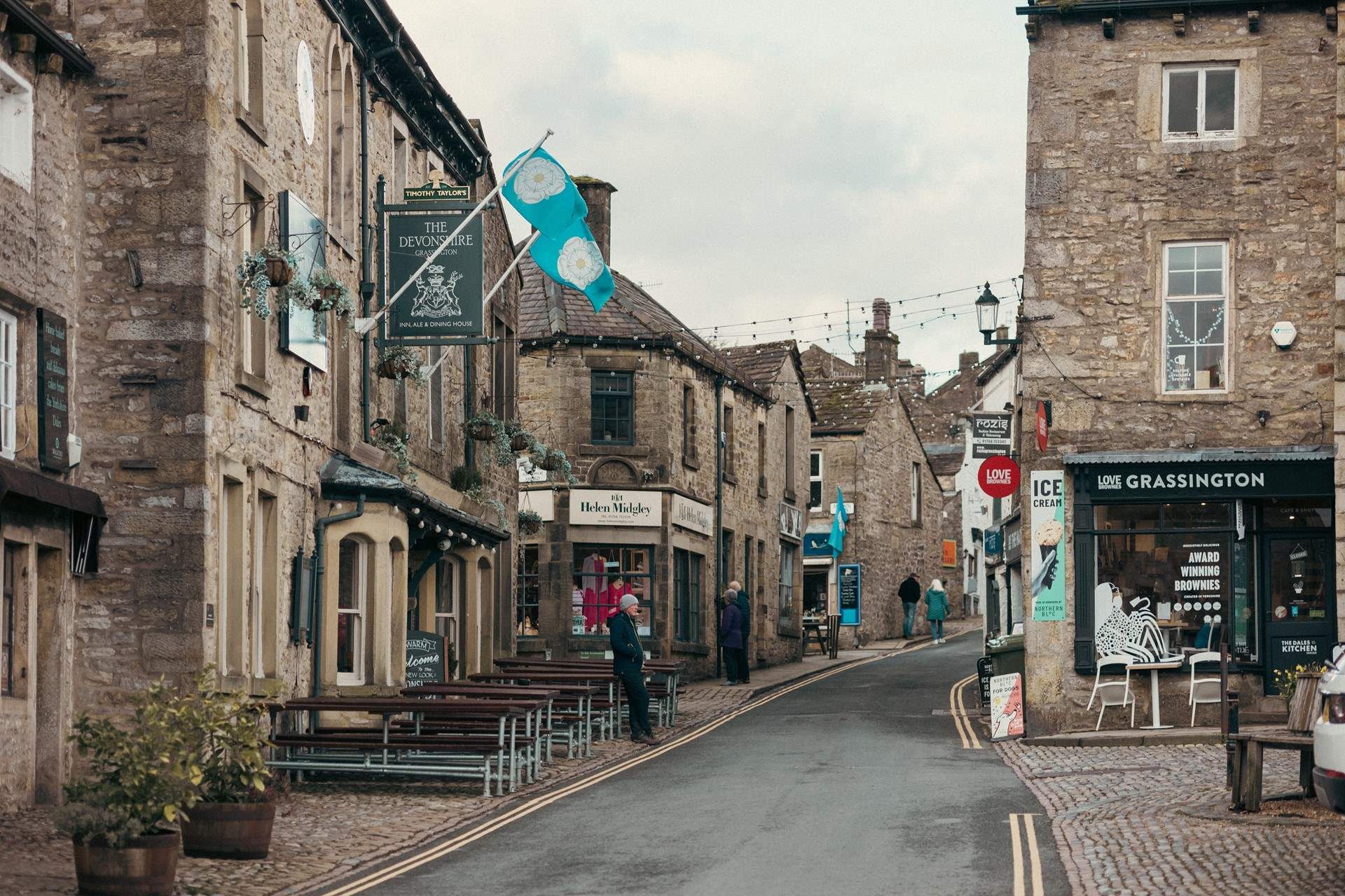 Grassington is a great place to visit nearby, famous for the locations used in All Creatures Great and Small.