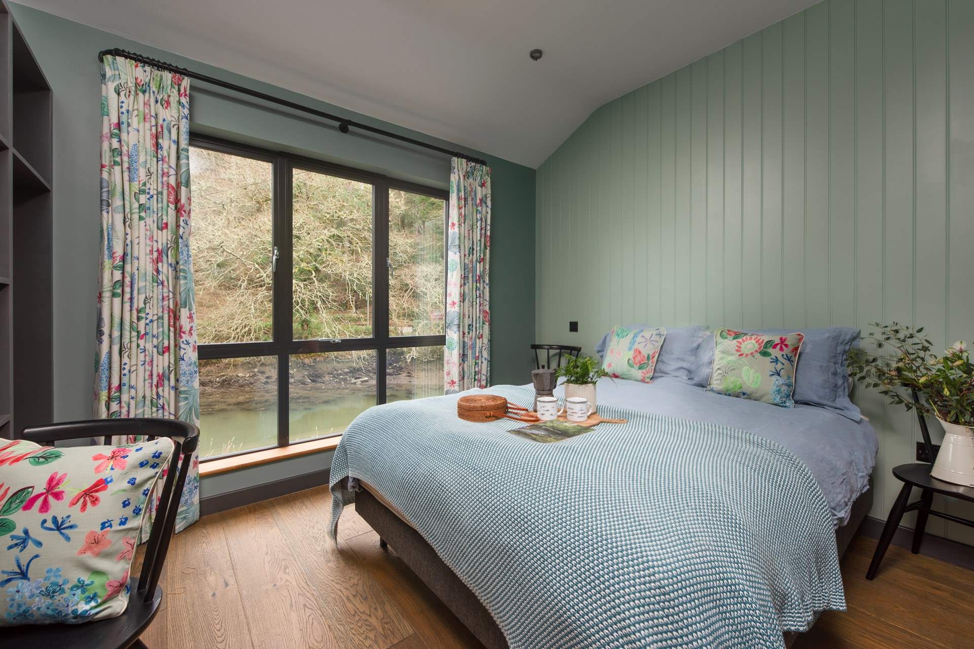 Bedroom 2 has stunning views of the estuary.