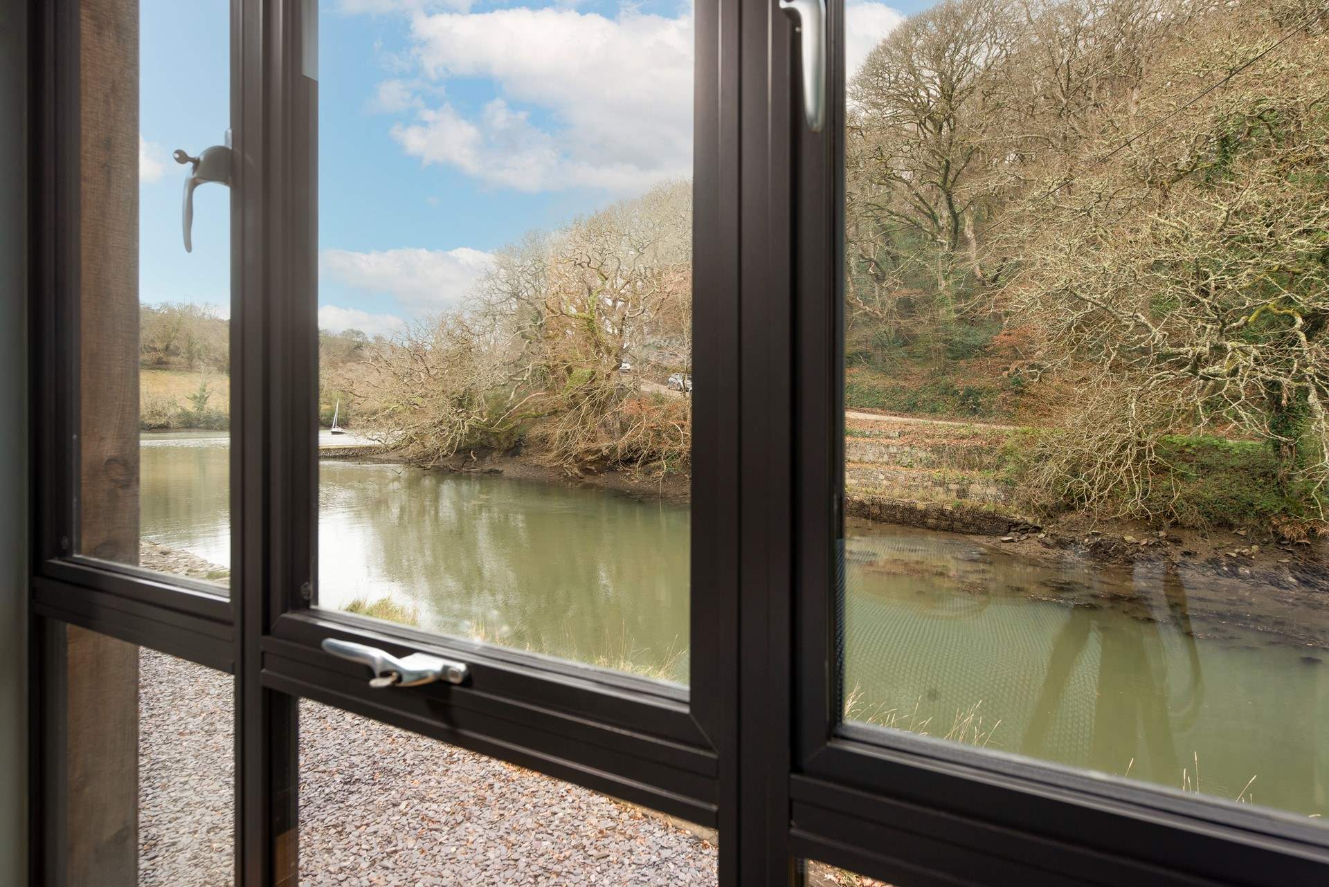 Sublime escapism on the banks of the Helford river.