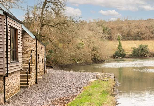 There are 11 steps to access The Boathouse.