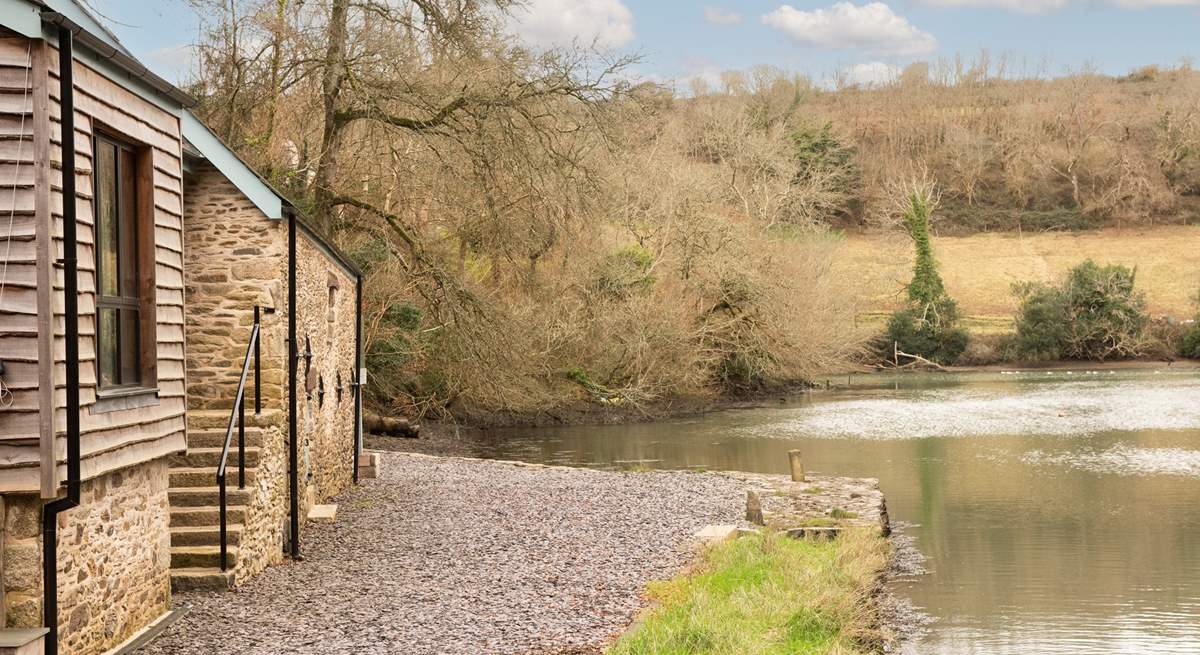 There are 11 steps to access The Boathouse.