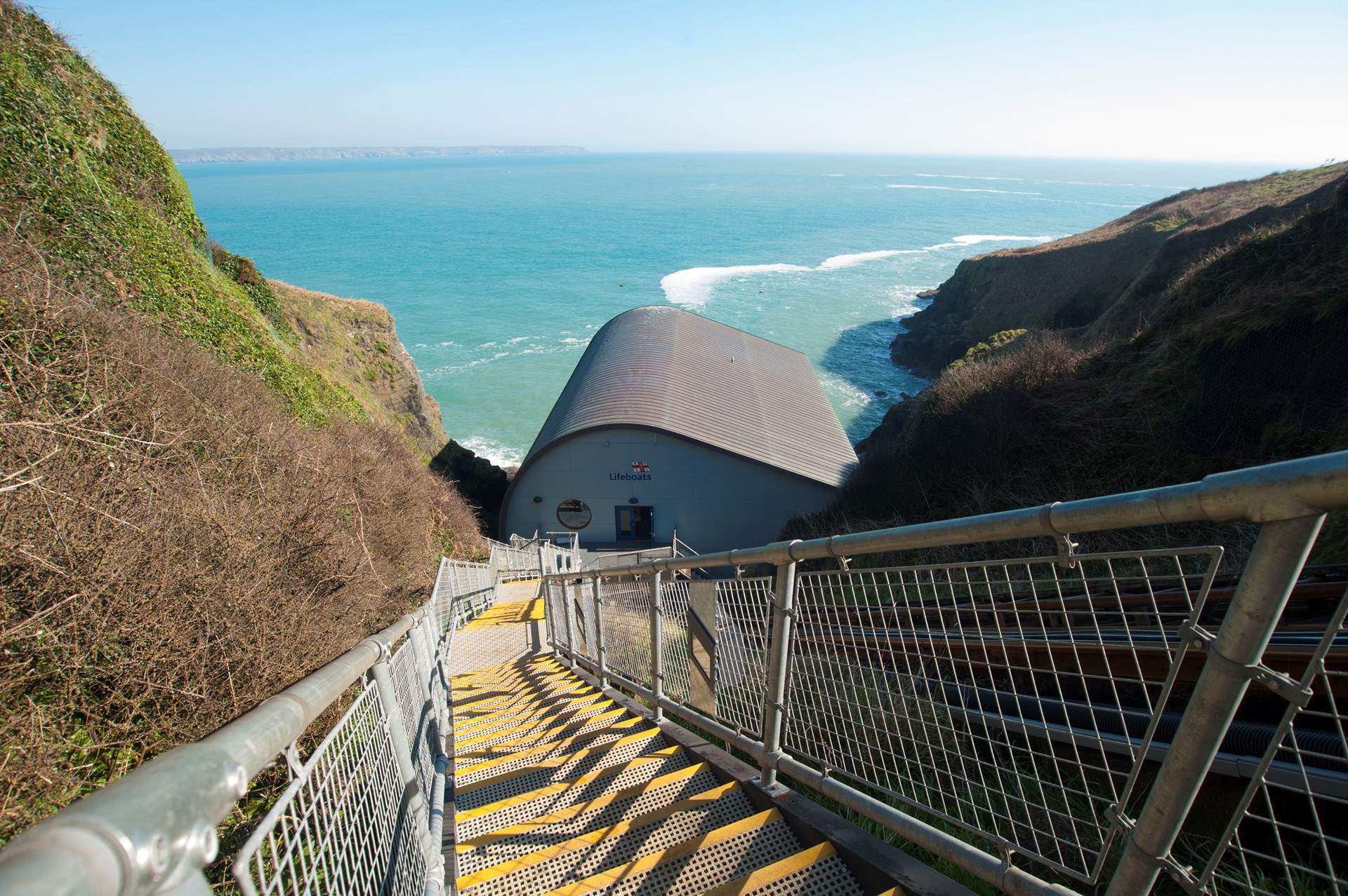 The Lizard lifeboat station is home to the second largest of the RNLI fleet and is free to visit. The crew are super friendly!