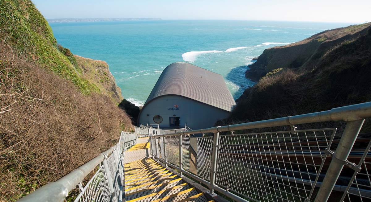 The Lizard lifeboat station is home to the second largest of the RNLI fleet and is free to visit. The crew are super friendly!