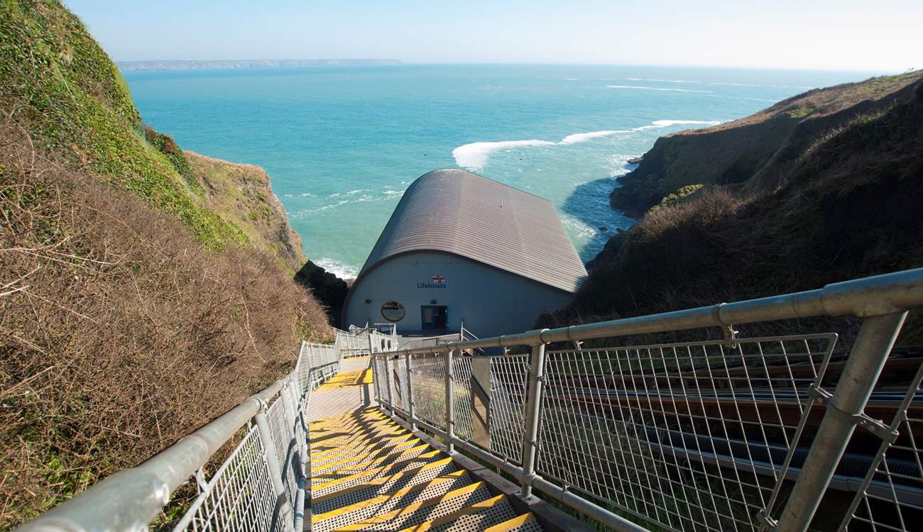 The Lizard lifeboat station is home to the second largest of the RNLI fleet and is free to visit. The crew are super friendly!