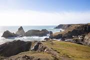 Kynance Cove is a must see when in Cornwall. It is one of the most photographed coves in the UK and is breathtaking.