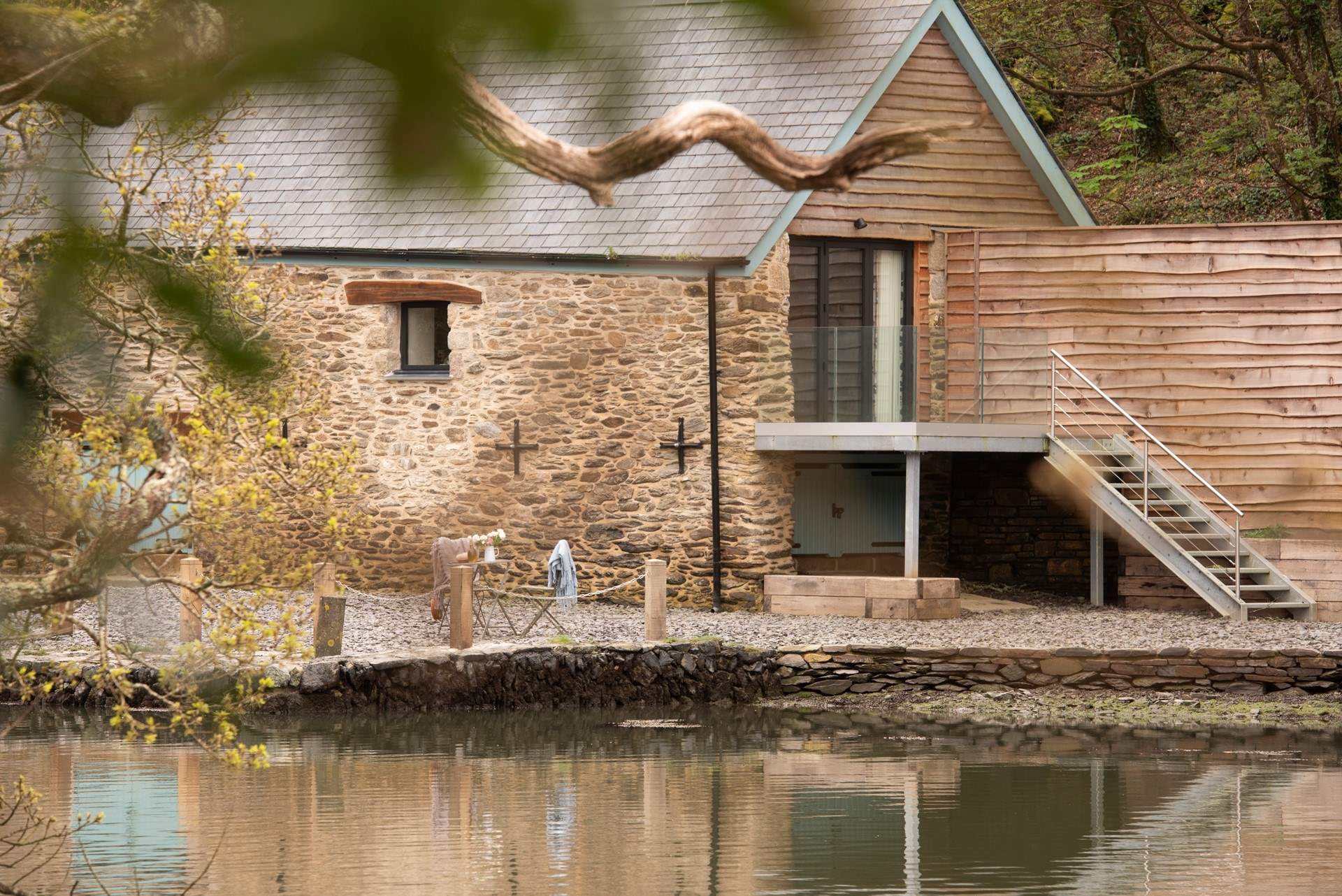 Looking across from the public quay.