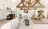 Enjoy the beautiful exposed beams in the open plan living-room. - Thumbnail Image