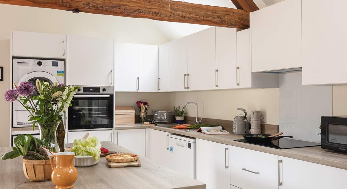 What a beautiful bright and airy space to cook up a treat.