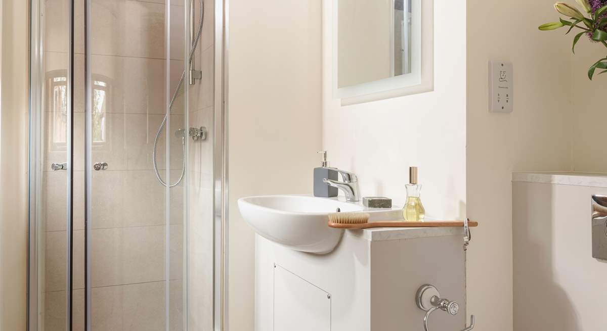 Luxuriate in the en suite shower.