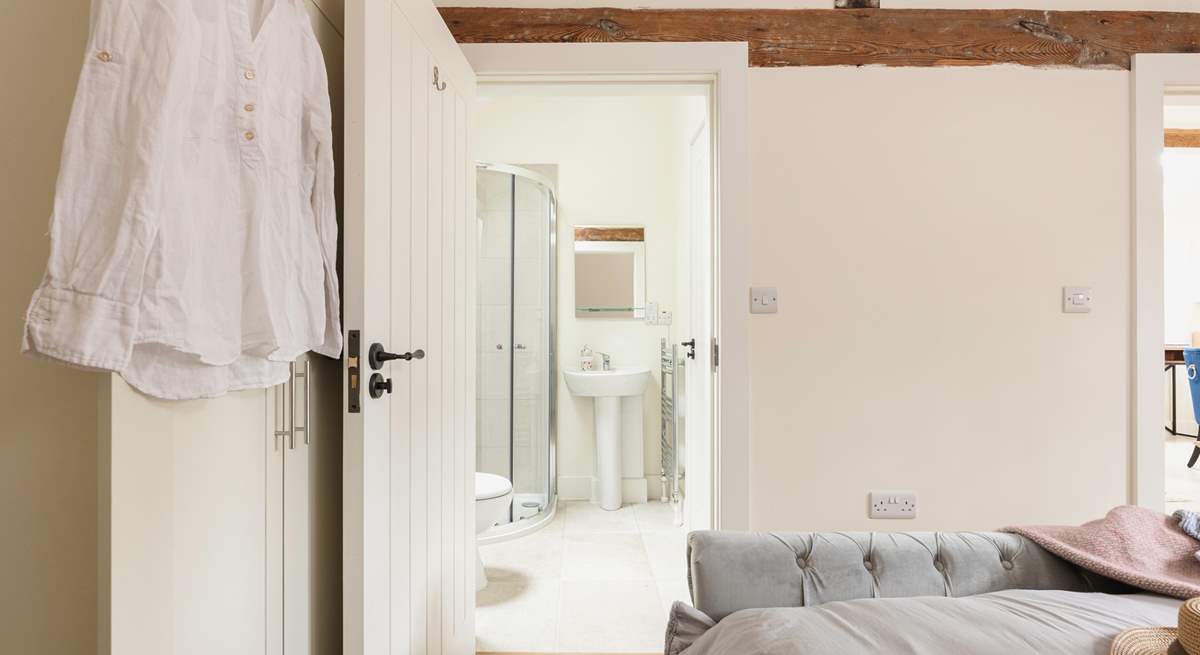 Bright and airy en suite shower-room. 