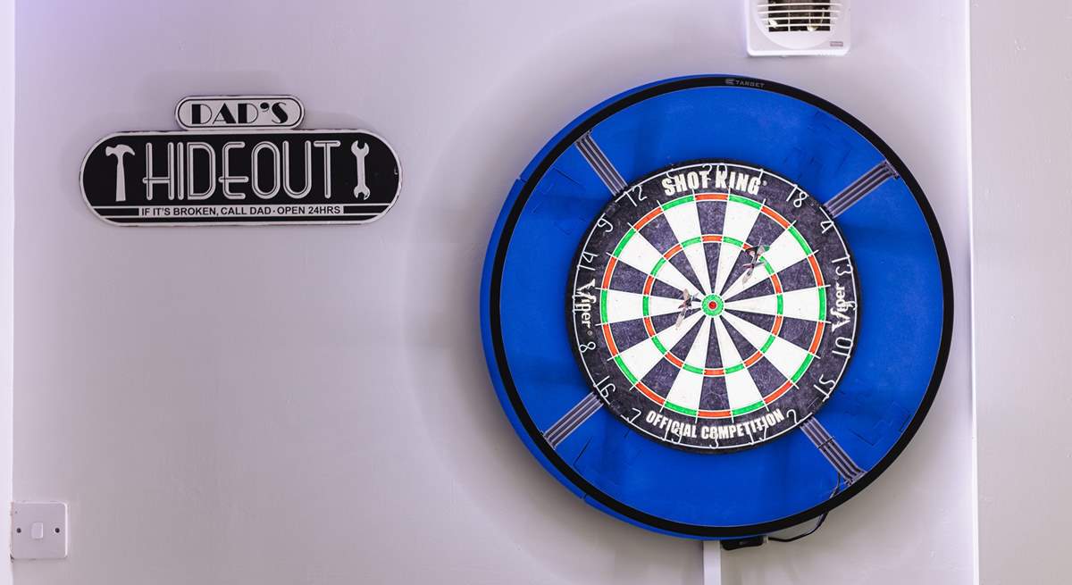 A digitally scored darts board, you can't go wrong. 