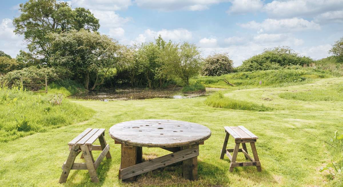 Pack a picnic and listen to the birdsong or relax and fish in the pond.