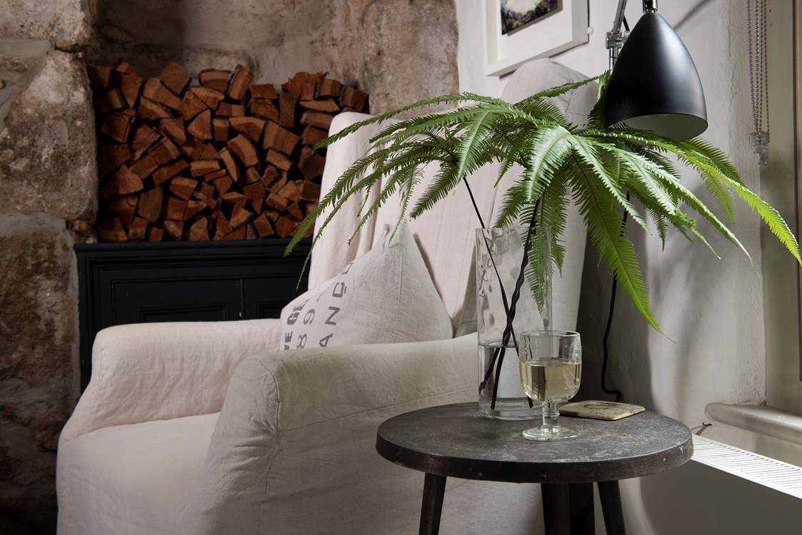 A lovely little nook to sit and read a book...