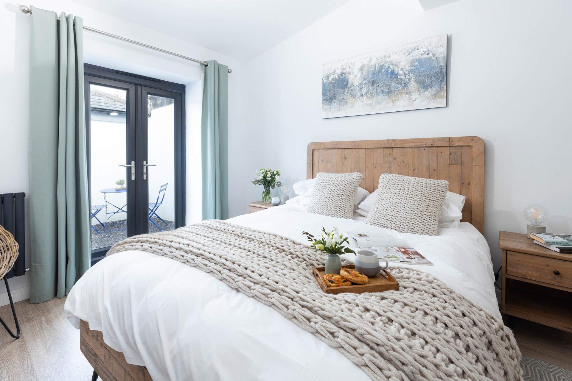 Open up the French doors and let the fresh Cornish air in. 