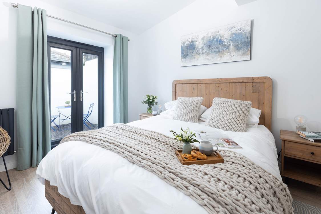 Open up the French doors and let the fresh Cornish air in.
