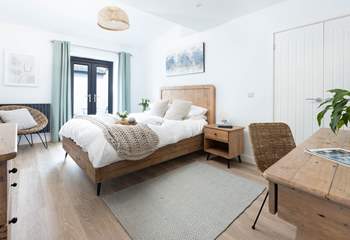 Bedroom one with a beautiful and comfy king-size double bed.