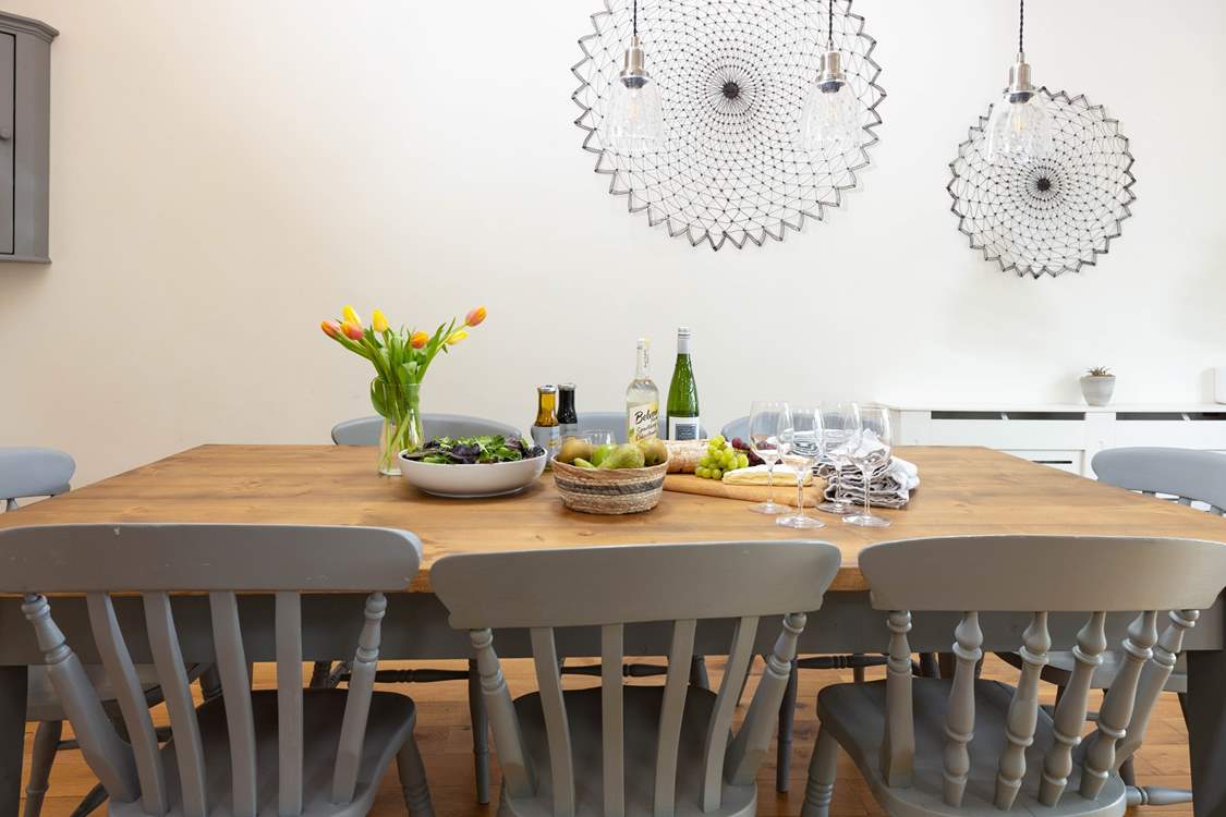 Gather around the table to plan your holiday adventures.