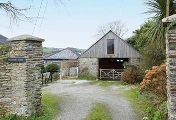 Parking can be found in the car port for Frogmore Barn. Please note there are two steps down from the car port to access the property. 