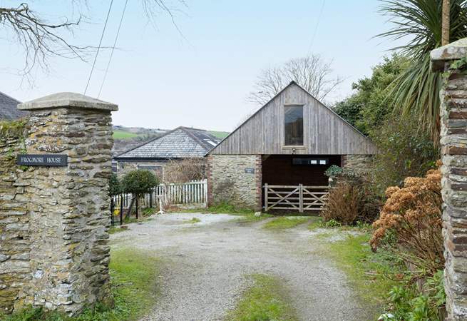 Parking can be found in the car port for Frogmore Barn. Please note there are two steps down from the car port to access the property. 