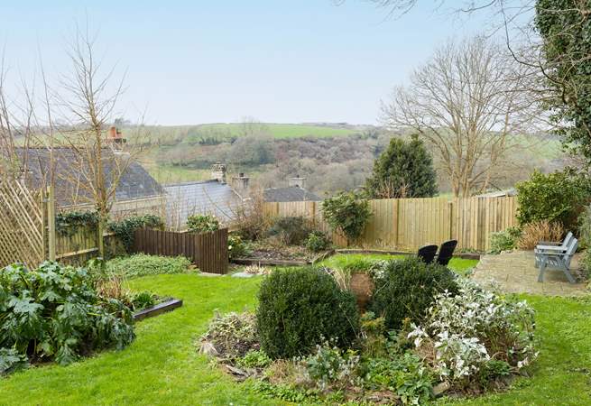 The garden has plenty of outside space for everyone to make the most of those lovely views.