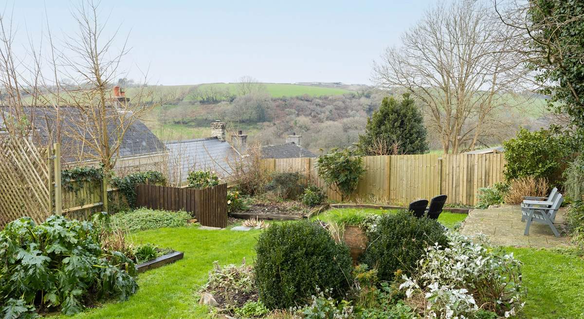 The garden has plenty of outside space for everyone to make the most of those lovely views.