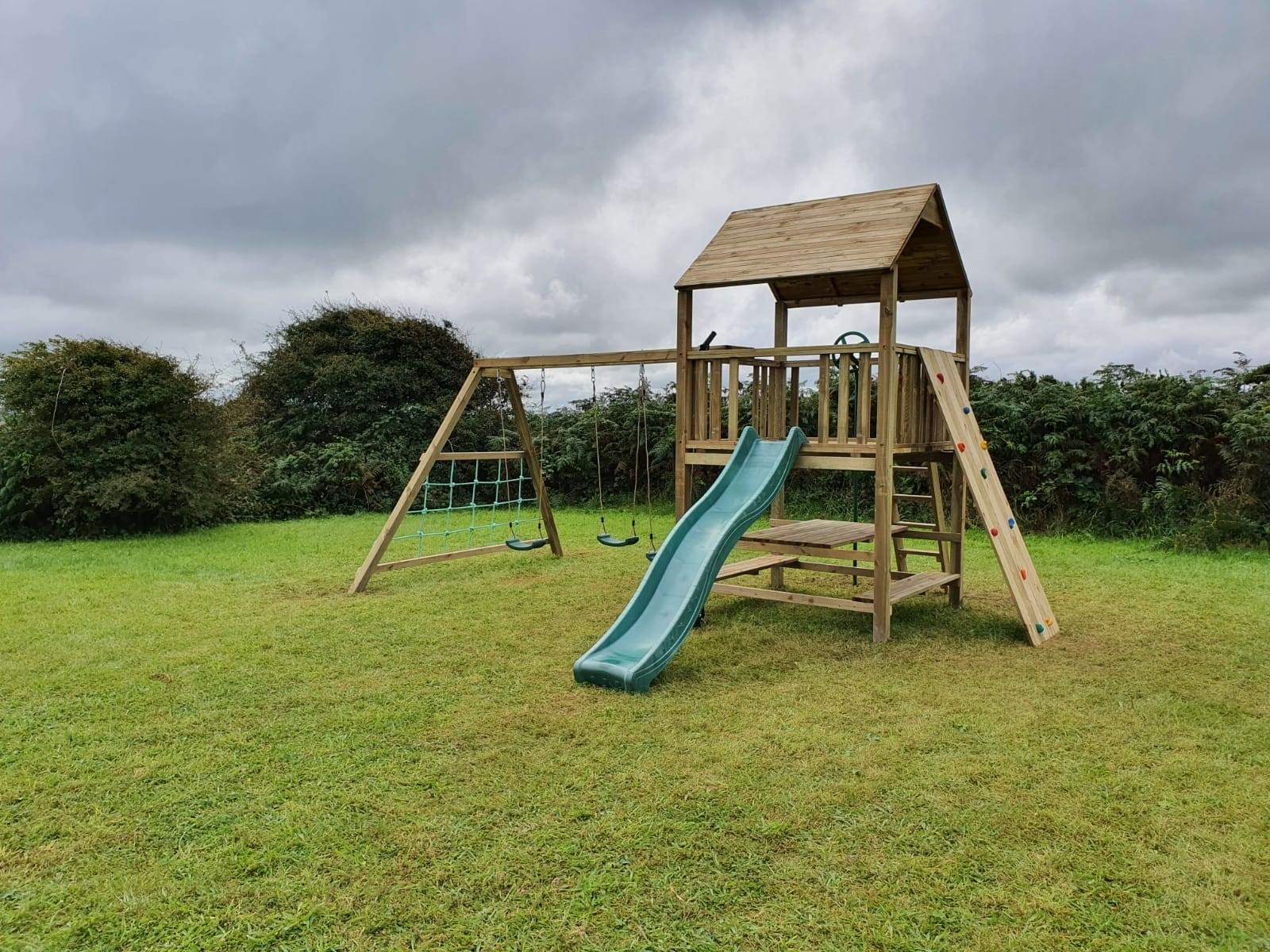 Children will love playing here. 