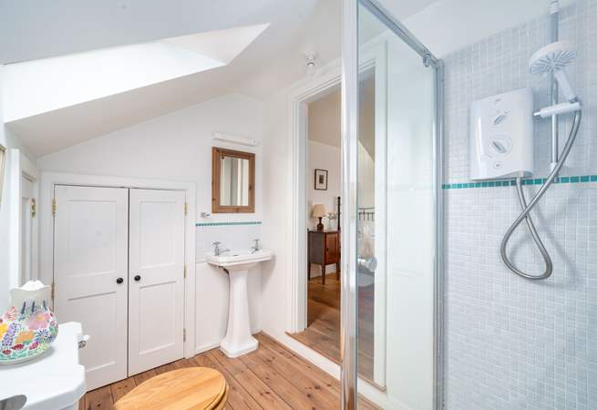 Bright and airy en suite shower-room.