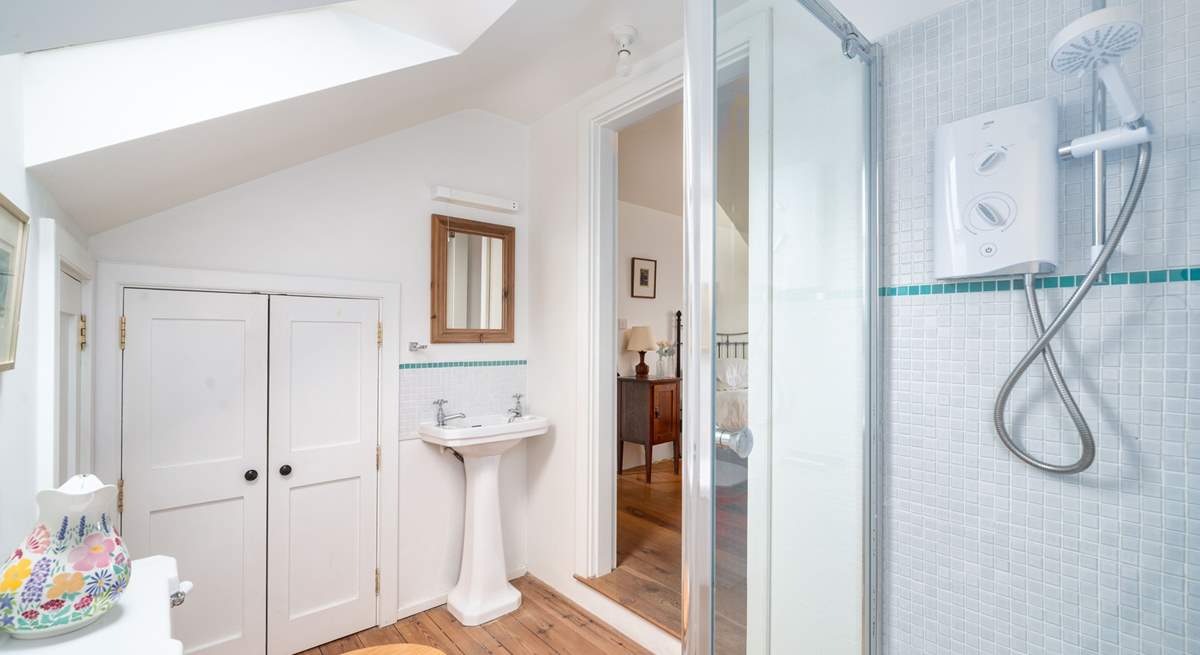 Bright and airy en suite shower-room.