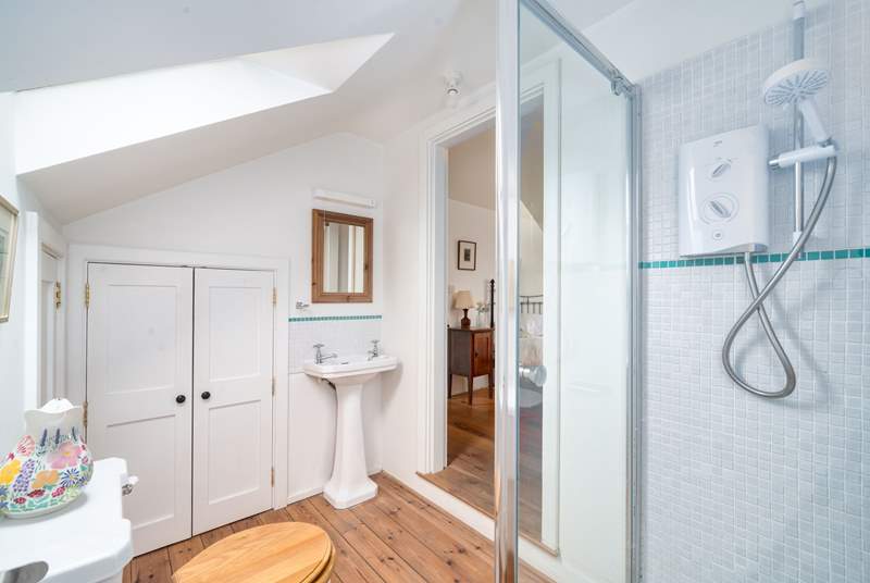 Bright and airy en suite shower-room.
