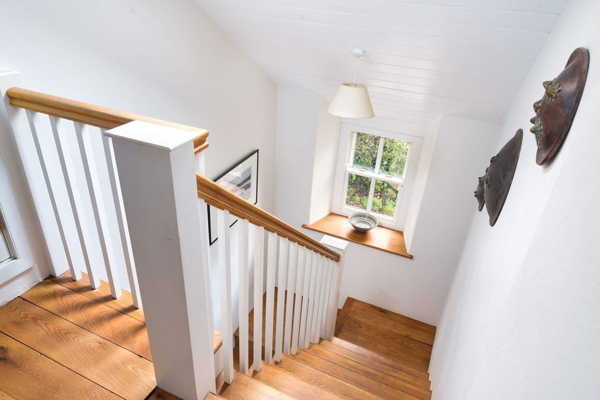 Up the wooden hill for a good night's sleep. 