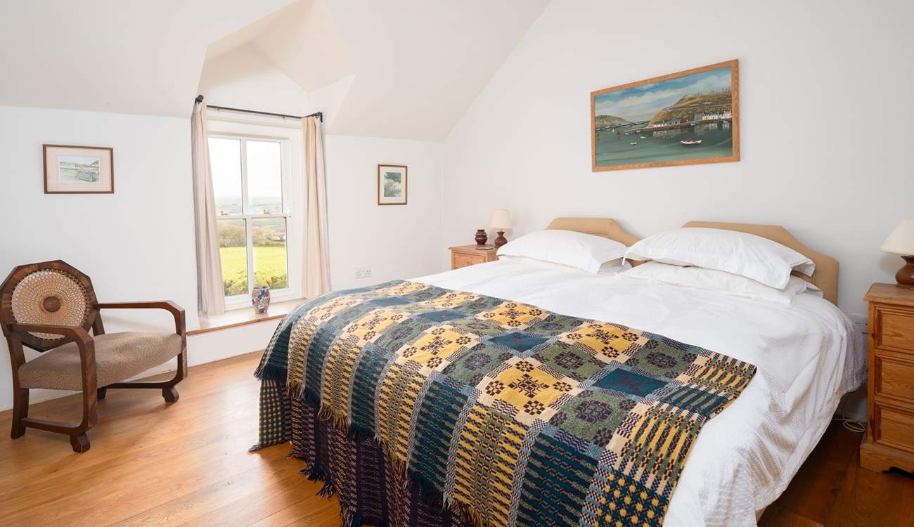 With its own staircase the super-king en suite room (can also be made up as a twin room, please let us know when booking).