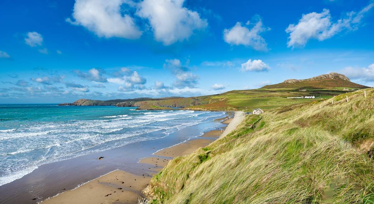 Spend the day in the sun on Whitesands Beach or one of the other beaches in the area. There's lots to choose from. 