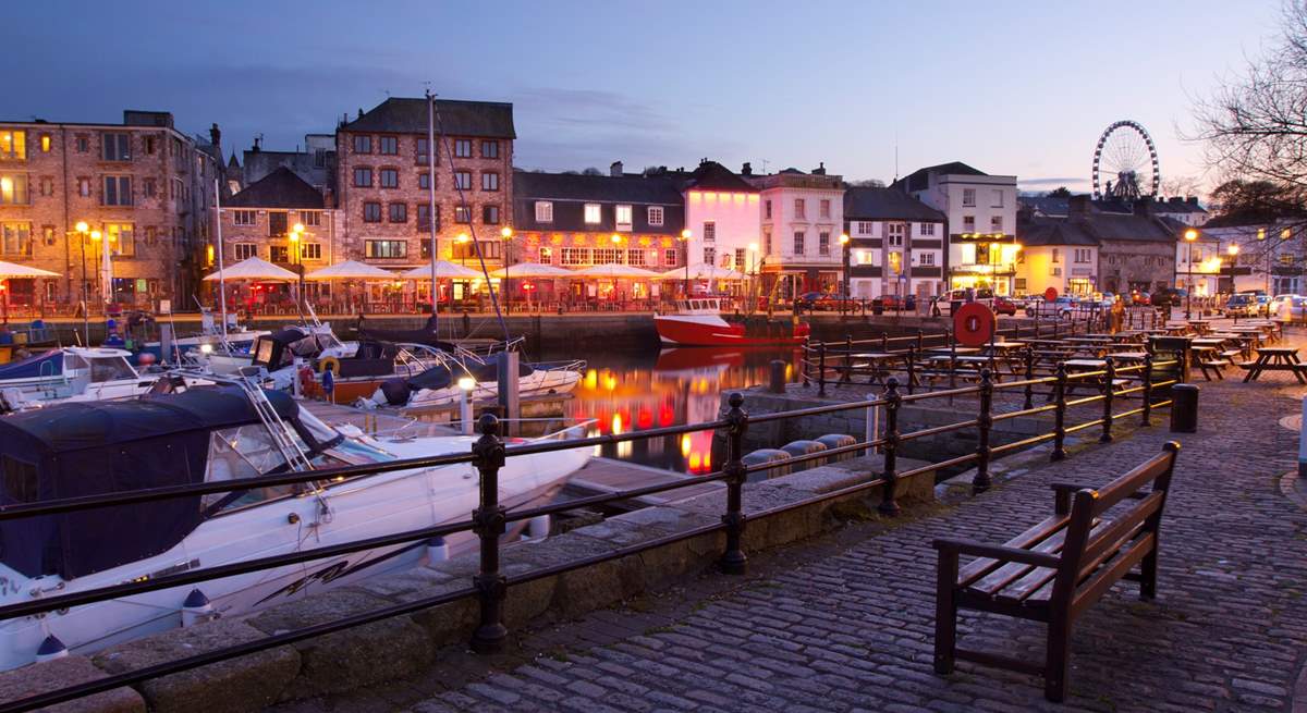 The maritime city of Plymouth and the stylish Barbican area are well worth a visit. 