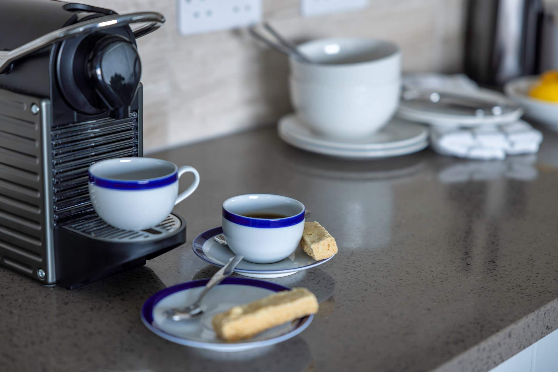 Coffee anyone? Accompanied by Scottish shortbread, naturally.