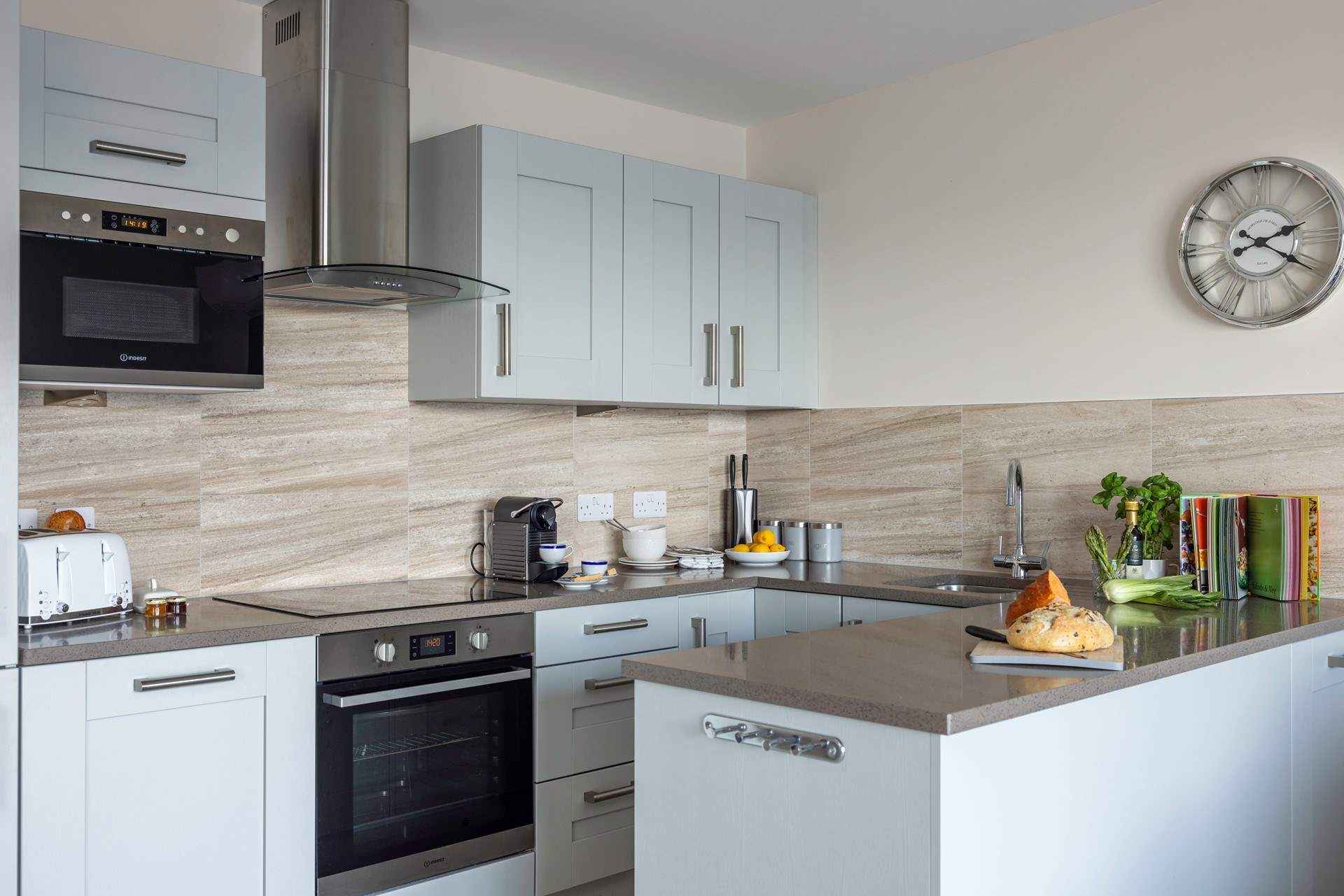 Cook up a storm in the contemporary kitchen.