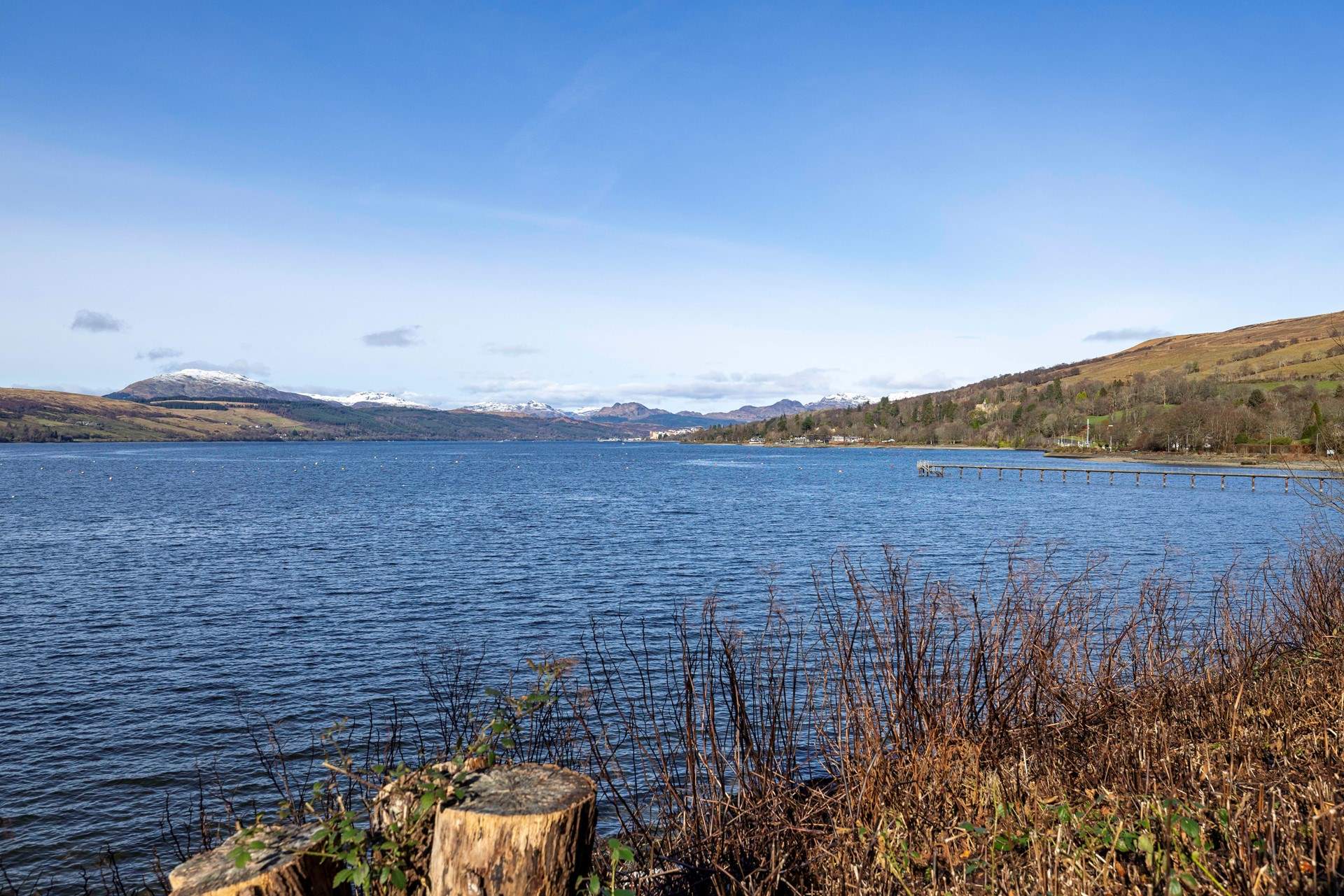 The view over the loch.