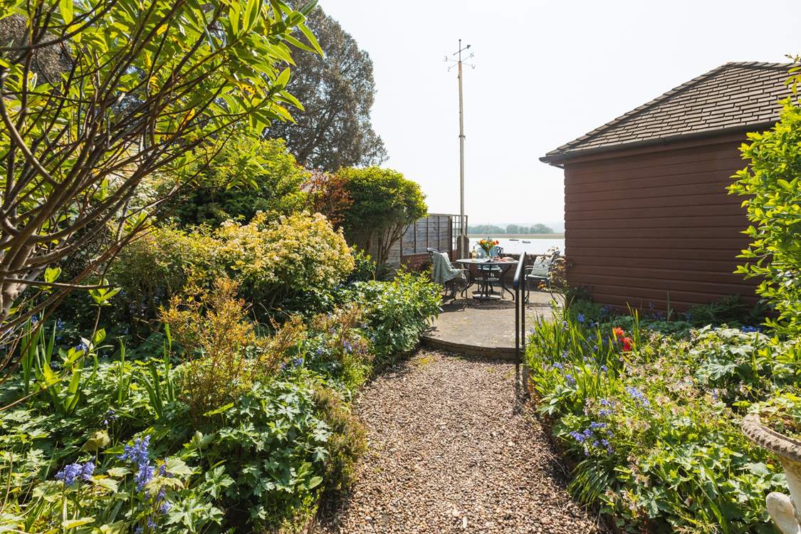 Your own private piece of heaven, nestled as close to the Exe Estuary as you can get.