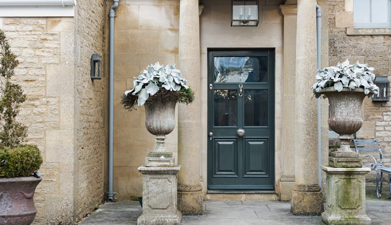 The grand entrance is a hint of what awaits you inside. 