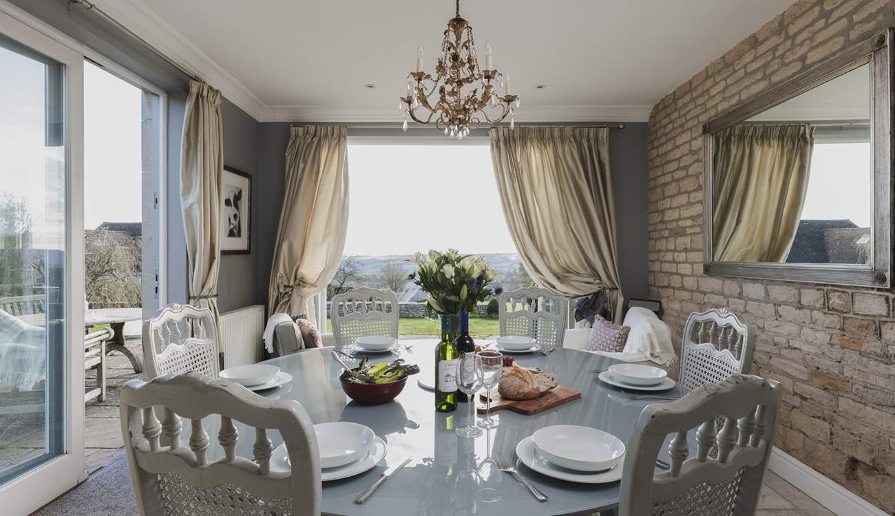 The fabulous dining-area where you can dine in style. 