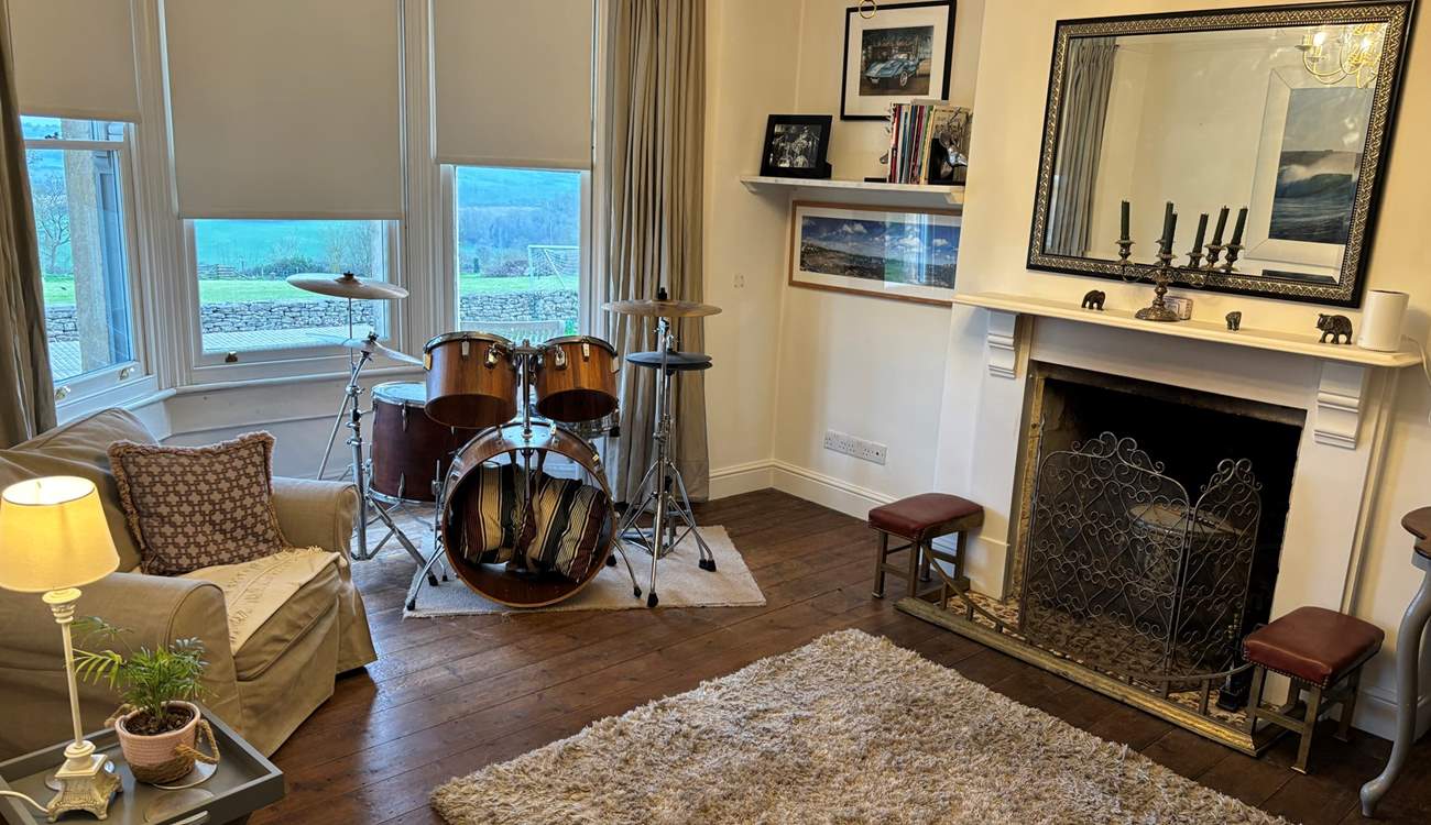 The Music room where you can practice those all important drumming techniques!