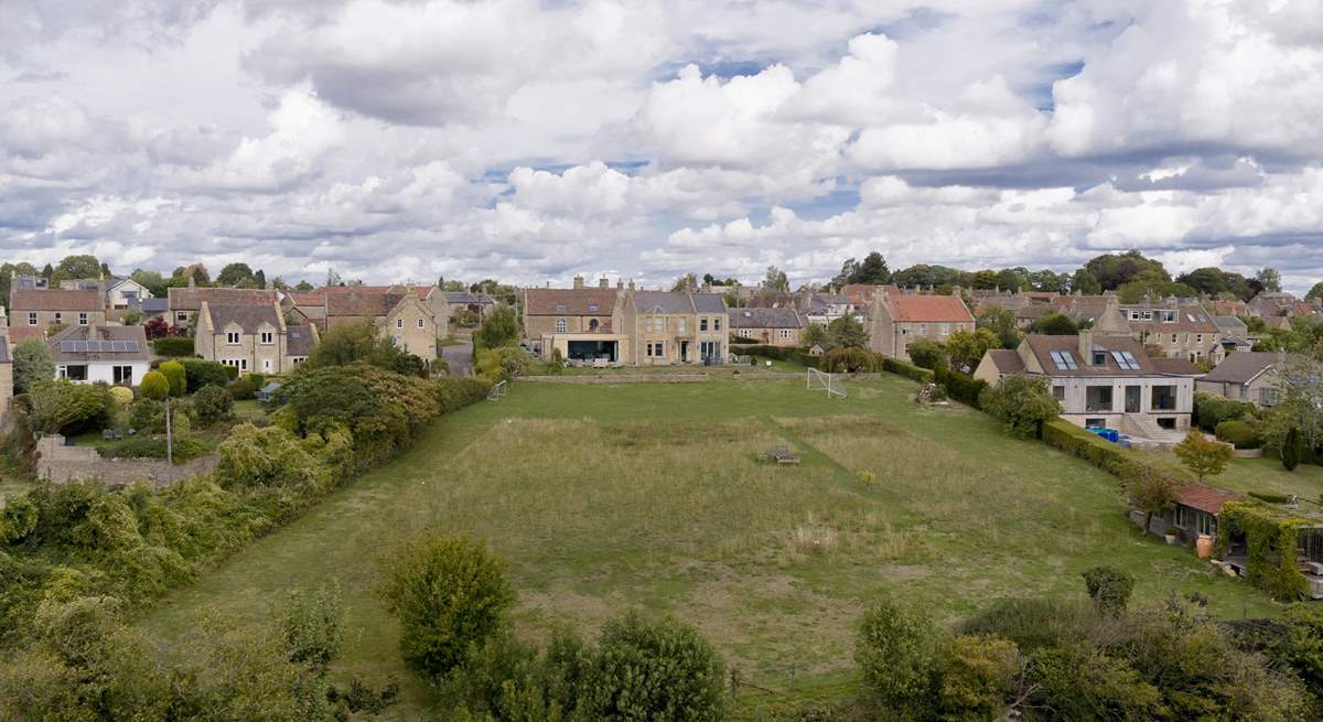 Merryfields in its commanding position 