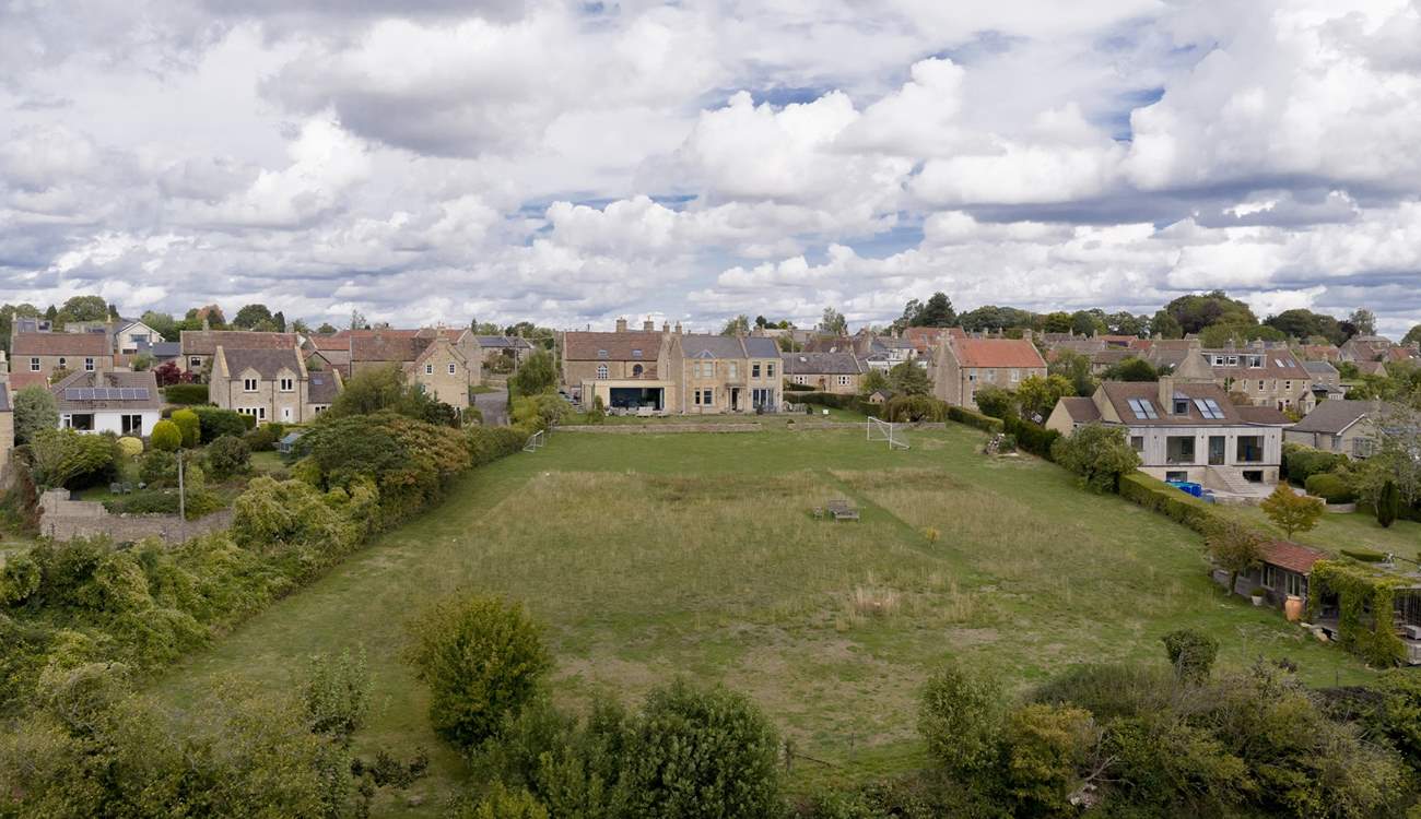 Merryfields in its commanding position 