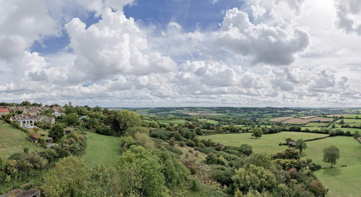 To give a sense of position and scale of Merryfields stunning location (Merryfields and its grounds are to the left of the picture)