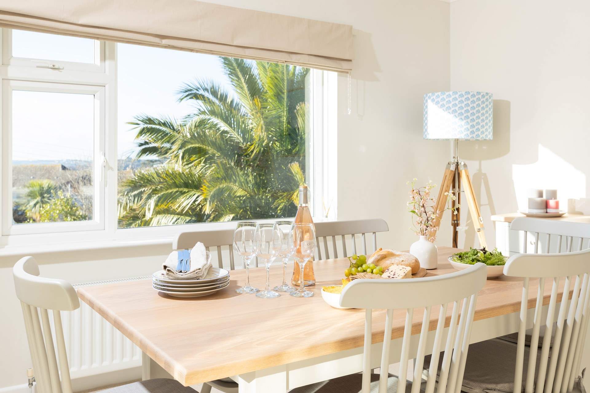 Perfect view for a holiday meal. 