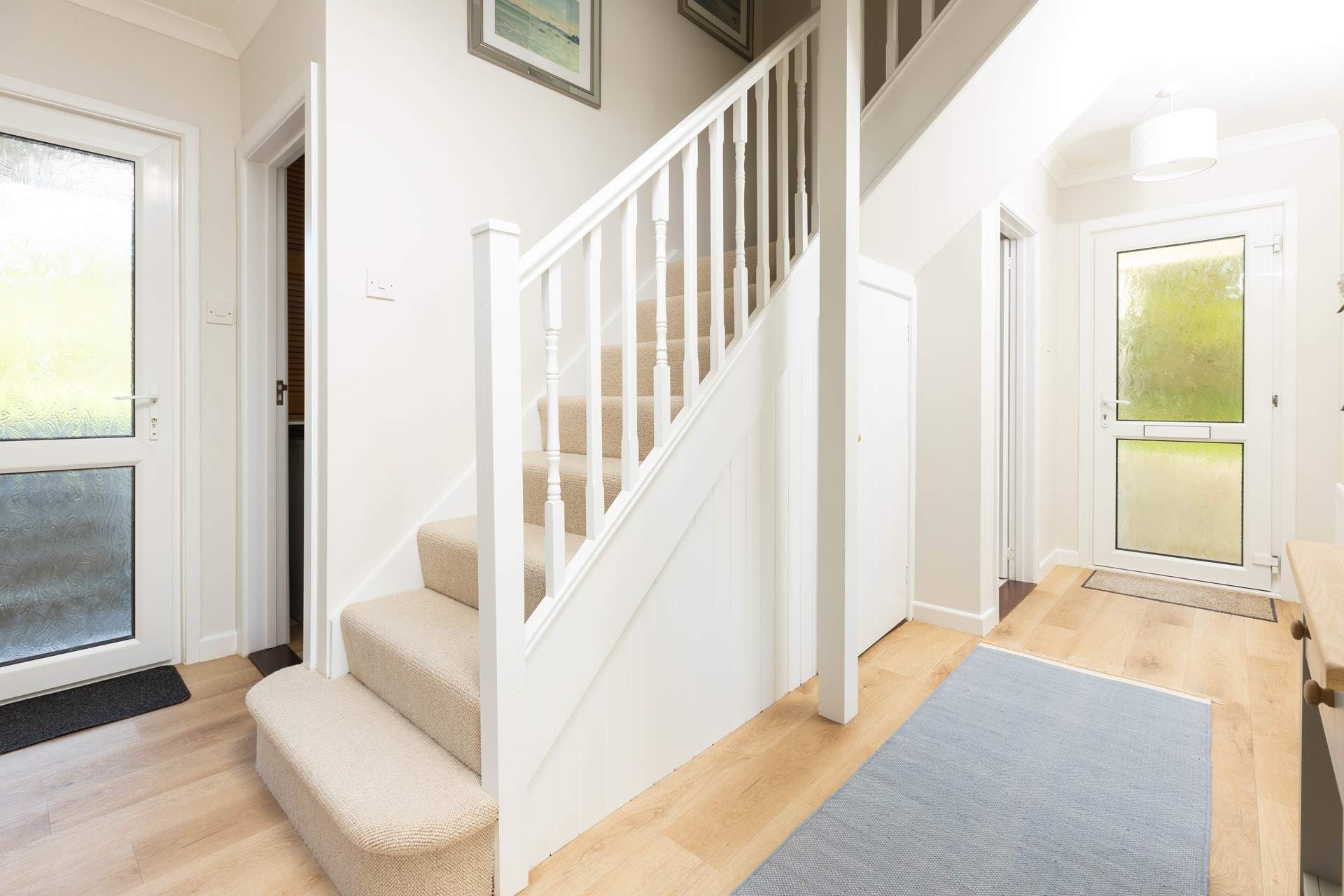 Little Trehan has two exterior doors for ease of access. 