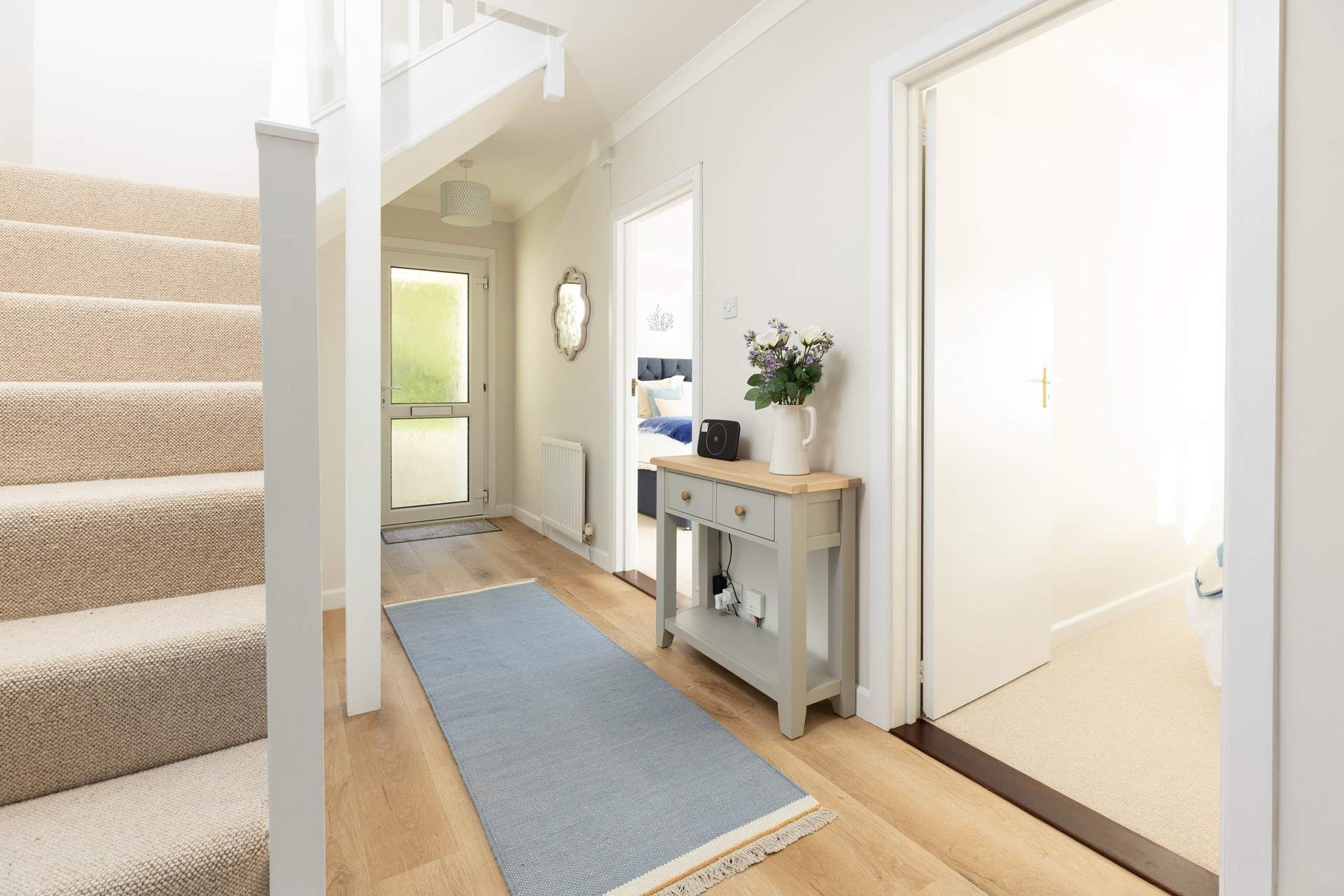 Two of the bedrooms are on the ground floor. 