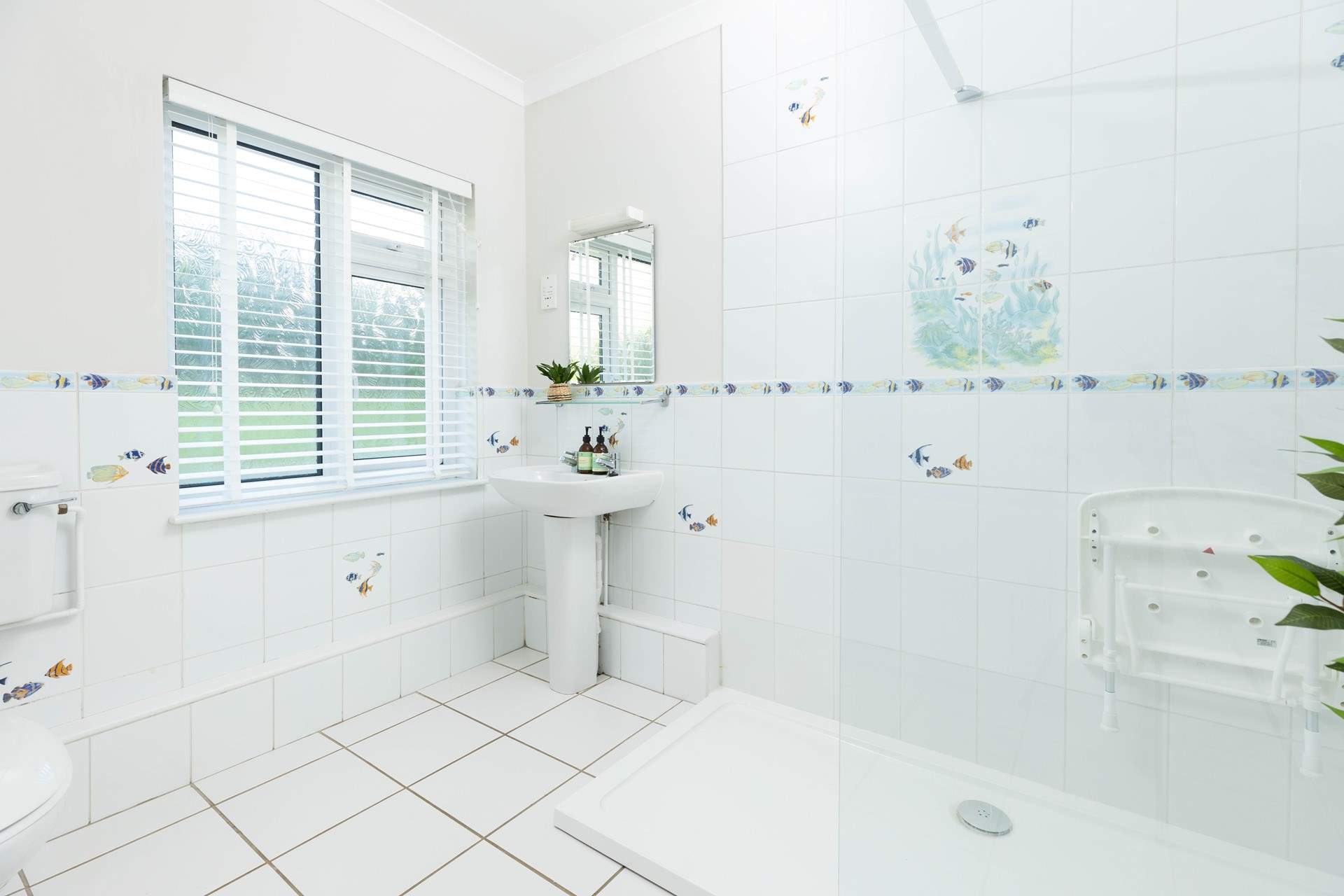 The ground floor shower-room. 